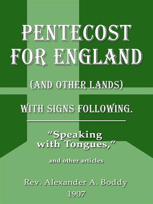 cover image of Pentecost for England